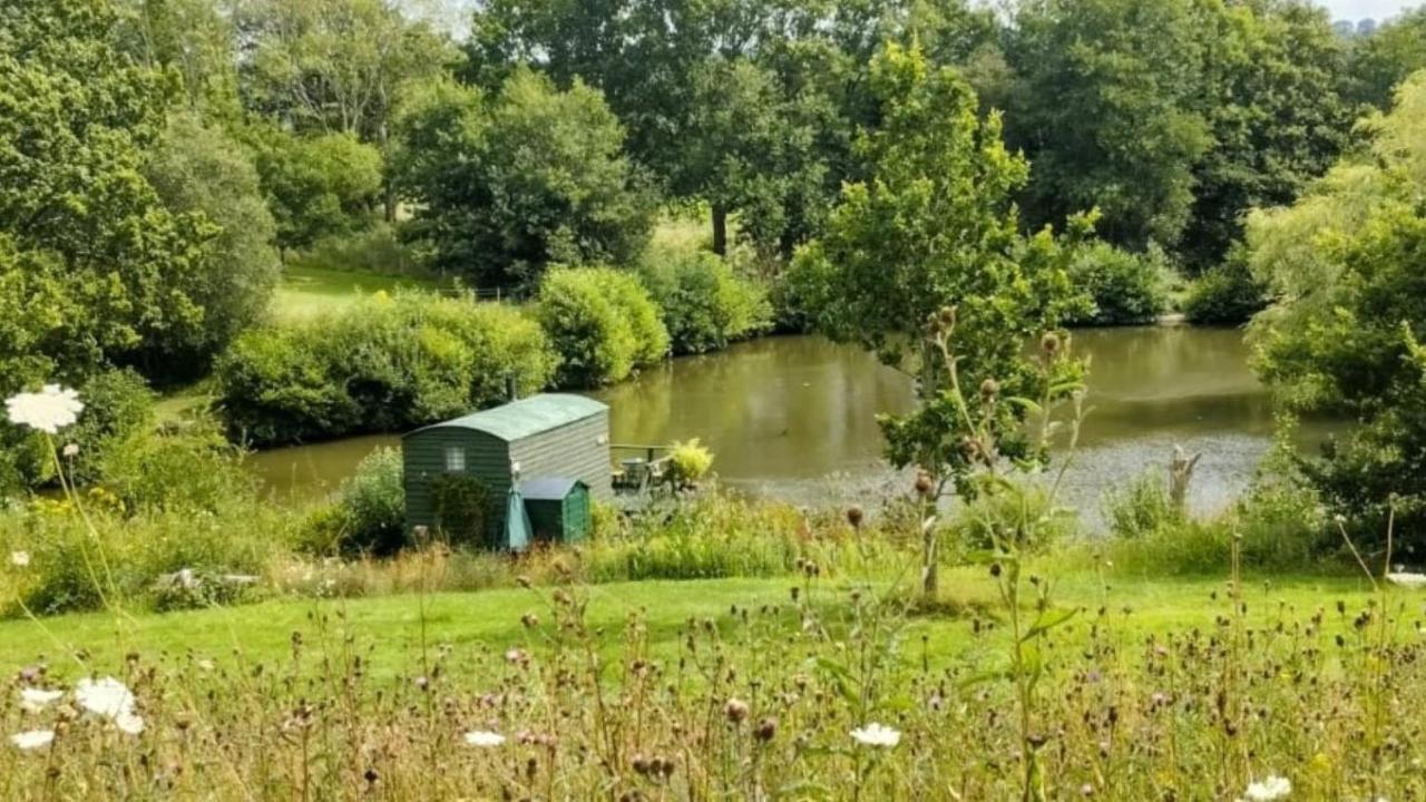 Snug & Secluded Lakeside Shepherds Hut 'Carp' Uckfield Kültér fotó